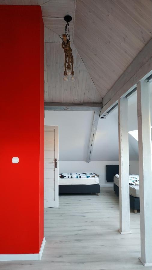 Apartament Witkacego Czerwony Słupsk Dış mekan fotoğraf